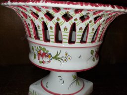corbeille ajouree a la rose